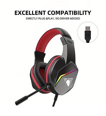 komputer korpusu: JEDEL-GAMING USB qulaqlıq-mikrofon - Plug & Play: Sürücü tələb — 1