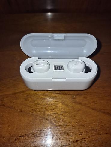 qulaqciqlar ucuz: Simsiz Bluetooth qulaqlıq dəsti – şarj qutusu ilə F9 TWS - Rəng: ağ - — 2