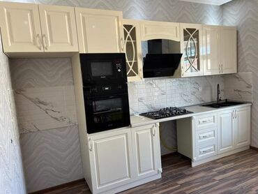 Sifarişlə mətbəx mebeli: Sifarişlə mətbəx dəsti, Özü çəkən petlələr, Mat laminat, Kredit var, Pulsuz çatdırılma, Rayonlara çatdırılma — 4