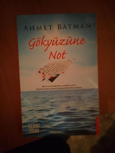 kinder batman: Məhsul: Kitab – “Gökyüzüne Not” Müəllif: Ahmet Batman Nəşr: Destek — 1