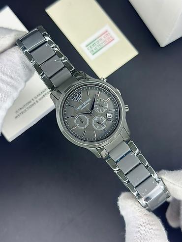 Наручные часы: Новый, Наручные часы, Emporio Armani, цвет - Серый — 4