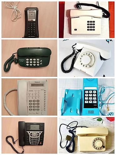 телефон домашний: Stasionar telefonlar SSSR. İşlək vəziyyətdədirlər. Dekor əşyası — 1