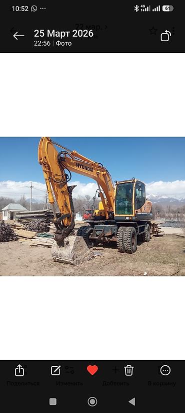 экскаваторы 140: Rent out Колёсный экскаватор, 14 тонн, 1 м³, Долгосрочно — 2