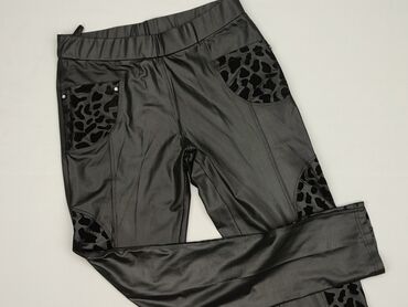 Legginsy Ze skóry ekologicznej damskie, rozmiar S