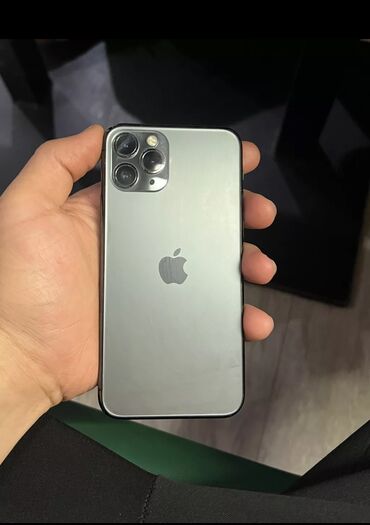 iphone бу телефон: IPhone 11 Pro, Б/у, 64 ГБ, Черный, Чехол, 71 %