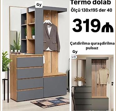 termo: Termo dolab – dəhliz üçün funksional giriş mebeli Ölçü: 130 x 195 — 1