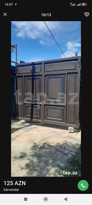 Həyət darvazaları: İlkin Ödenis Yox. Tek Sexsiyyet Vesiqesi İle Bu Ay Al Gelen Aydan Öde — 12