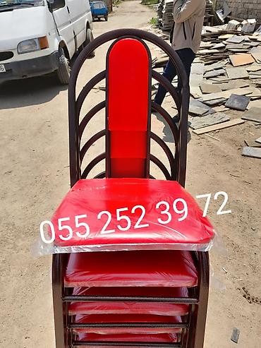 Masa və oturacaq dəstləri: Qonaq otağı üçün, Yeni, Açılmayan, Dördbucaq masa, 8 stul — 7
