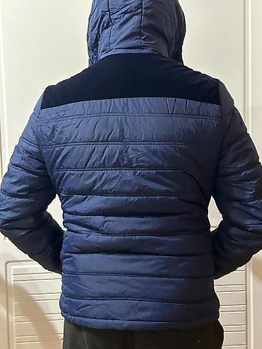 parca salvar modelleri: Kişi üçün qışlıq şişmə gödəkçə - Rəng: tünd göy/mavi tonları - Üst — 2