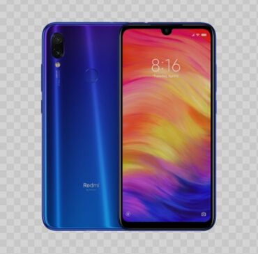 meizu 7 note: Xiaomi, Redmi Note 7, Б/у, 32 ГБ, цвет - Синий, 2 SIM
