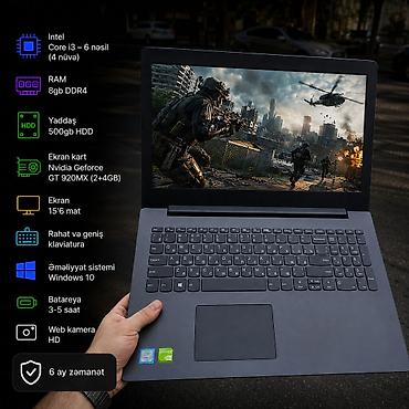 Nvidia Geforce GT 920mx/500gb yaddaş/8GB Ram Şəkillərdə görünən