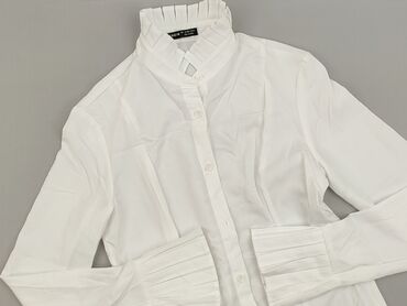 biała koszula z kołnierzykiem damska: Shein, Koszula damska, rozmiar L