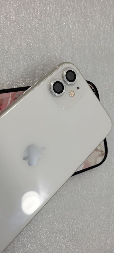 бу 11 айфон: IPhone 11, Б/у, 64 ГБ, Белый, Чехол, 70 %