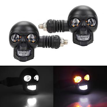 kvadove: Led migavci za motor + dnevno svetlo kosturska glava Dimenzije na — 4