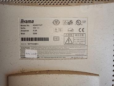 Masaüstü kompüterlər və komponentlər: Iiyama AS4611UT LCD monitor - Model: Iiyama AS4611UT (etiketdə — 2