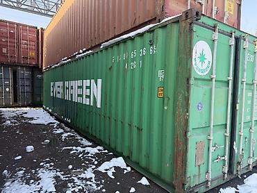 Контейнеры: Стальной морской контейнер EVERGREEN 40 футов (тип 42G1, стандартная — 3