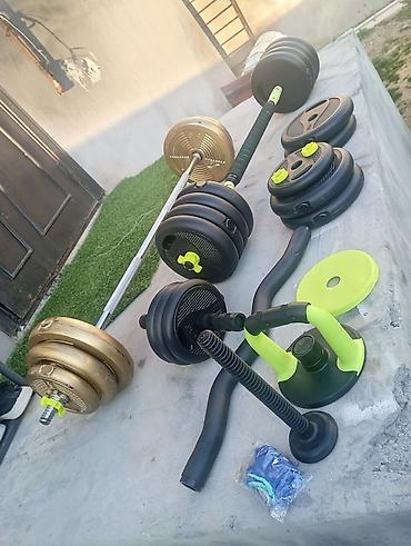 Ştanqlar və ştanq diskləri: Ştanq, Çəki: 65 kq, Yeni — 9