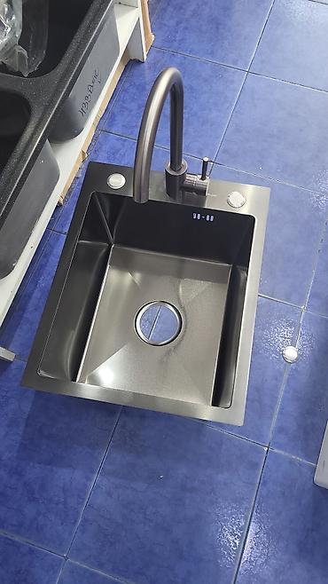 Santexnika: Mətbəx üçün paslanmayan polad lavabo - Material: yüksək keyfiyyətli — 6