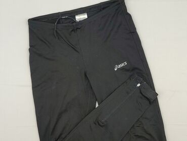 Damskie spodnie treningowe marki Asics w kolorze czarnym, idealne do