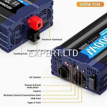ucuz maşınar: Yeni Inverter, >5000 Vt, 12 - 220 volt, Ünvandan götürmə, Ödənişli çatdırılma, Rayonlara çatdırılma — 8