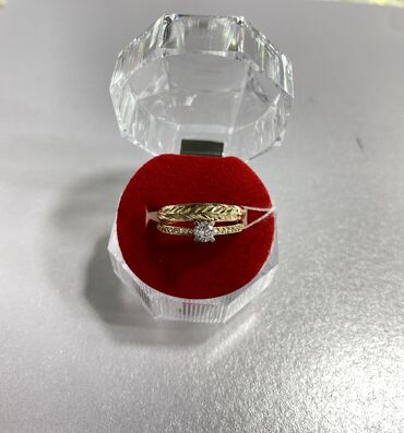 золото 375 кольцо: Кольцо под обручалка два в одном Производство:Кыргызстан Проба :375