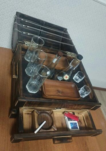 Сундуки: Мини бар - "Сундук пирата". Элегантно украсит ваш интерьер в стиле — 4