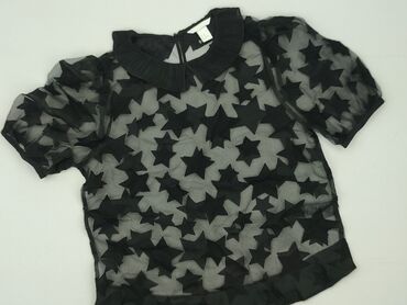 obcisła bluzki z krótkim rękawem: H&M, Women's blouse, size L (EU 40)