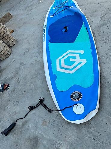 серф доска: Надувная SUP-доска GQ BOARD Размер д3.35см. Ш.81см Т.35см - — 7
