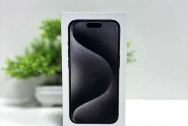 акции на телефоны в бишкеке: IPhone 15 Pro Max, Колдонулган, 256 ГБ, Black Titanium, Коргоочу айнек, Кабель, Куту, 88 %