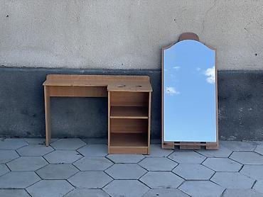 standing mirror: Туалетный столик с зеркалом (раздельные элементы) - Материал: ЛДСП — 2