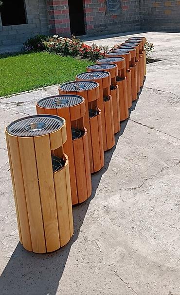 Мусорные урны: На заказ садовые, уличные урны в стиле Loft из качественных материалов — 5