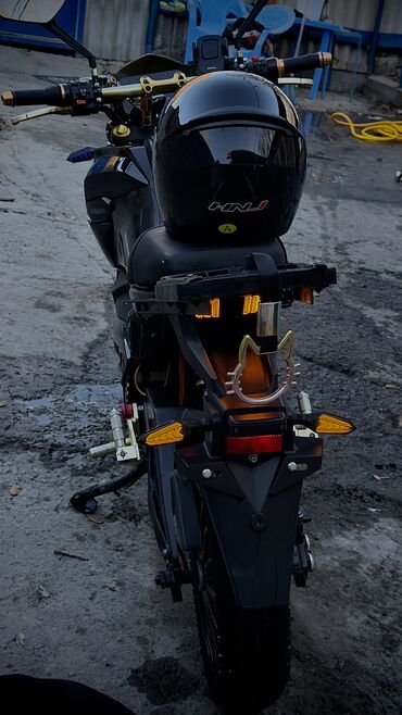 Мотоциклы: Электро мотоцикл Новая резина за 5400сом Новые акамуляторы 6 штук за — 5