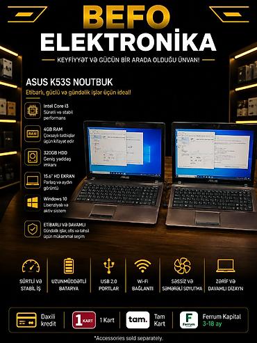 hp omen 17: 💻 ASUS K53SV / K53SC — i7 + NVIDIA Gaming Noutbuk 📍 Befo Elektronika — 1