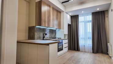 дом ауца: 1 бөлмө, 46 кв. м, Элитка, 4 кабат, Евроремонт