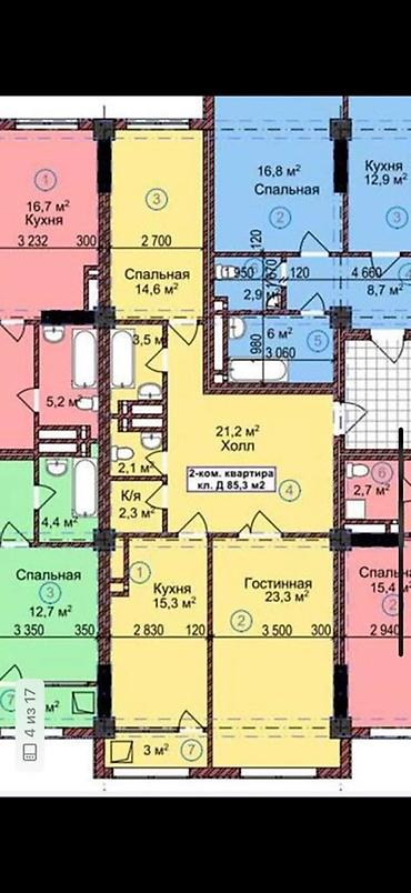 boston tower: Сдан, Элитка, 2 комнаты, 85 м² — 6