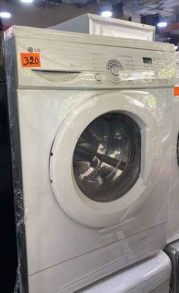 Paltaryuyan maşınlar: Paltaryuyan maşın LG, 5 kq, İşlənmiş, Avtomat, Qurutma var, Kredit var, Ödənişli çatdırılma