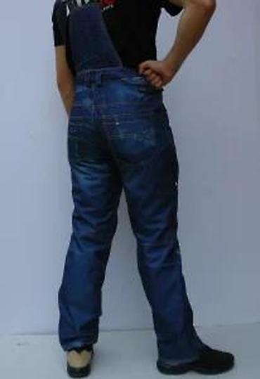 Farmerke: Muške farmerke tamnoplave boje sa ravnim nogavicama, idealne za — 20