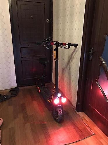 Электротранспорт: Elektrik skuter – oturacaqlı, güclü işıqlandırma və amortizasiya ilə — 1