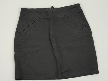 spódnico spodnie czarne: Skirt, H&M, XS (EU 34), condition - Good