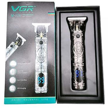 tostur: Trimmer VGR 228 - 6500 RPM / 1500MAH / 180 Dəqiqə / Cord/Cordless / — 6