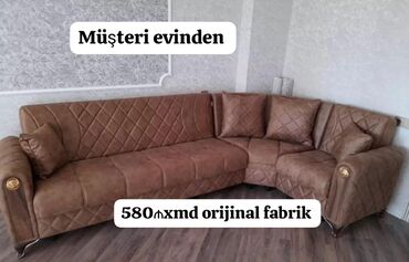 mingəçevirdə divanlar: Künc divan