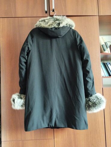 куртка парка женская зимняя: Пуховик, 7XL (EU 54)