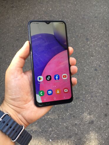 ipad pro qiymeti: Samsung Galaxy A03s, 64 GB, rəng - Göy, Barmaq izi