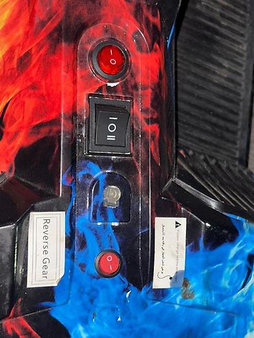 Детские электрокары: Детский электрический карт с LED‑подсветкой - Яркий принт «огонь и — 4