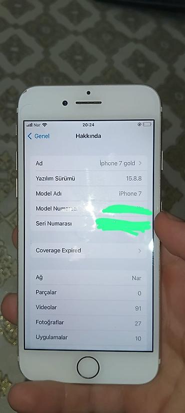 iphone 2 el: IPhone 7, 32 GB, Qızılı, Barmaq izi — 4