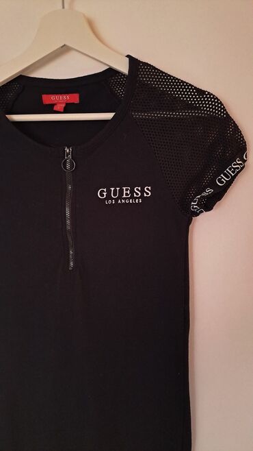 haljina sirena: Guess S (EU 36), color - Black, Other style, Short sleeves