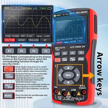 Multimetri: XEAST XE-702S – ručni 2-u-1 digitalni osciloskop + multimetar - 9999 — 2