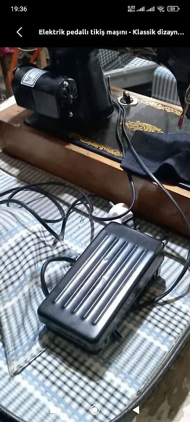 Tikiş maşınları: Sovet istehsalı elektrik ayaq pedalı – tikiş maşınları üçün Məhsul — 4