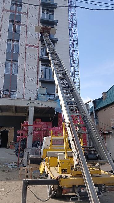 Услуги автолифтов для подъема грузов на этаж - Автолестницы/автолифты