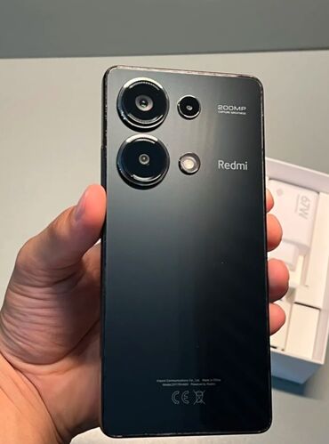 Redmi: Redmi, Redmi Note 13 Pro, Б/у, 256 ГБ, цвет - Черный